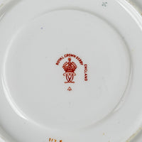 ROYAL CROWN DERBY Old Imari 1128 Cup & Saucer - Low Flat Cup