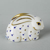 ROYAL CROWN DERBY Paperweight Baby Rabbit