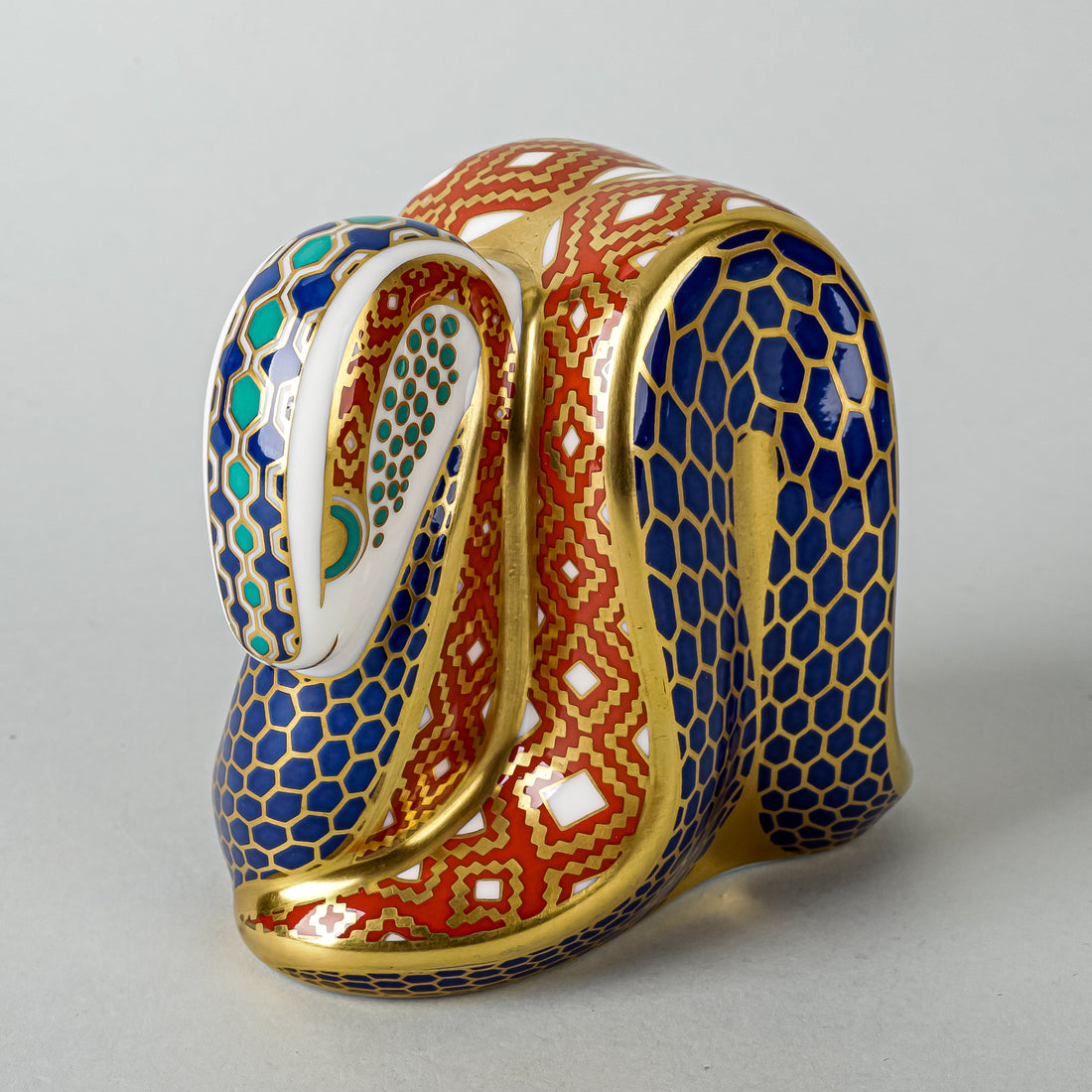 ROYAL CROWN DERBY Paperweight Snake