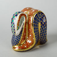 ROYAL CROWN DERBY Paperweight Snake
