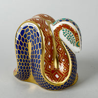 ROYAL CROWN DERBY Paperweight Snake