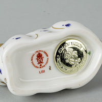 ROYAL CROWN DERBY Paperweight Baby Rabbit