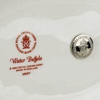 ROYAL CROWN DERBY Paperweight Water Buffalo