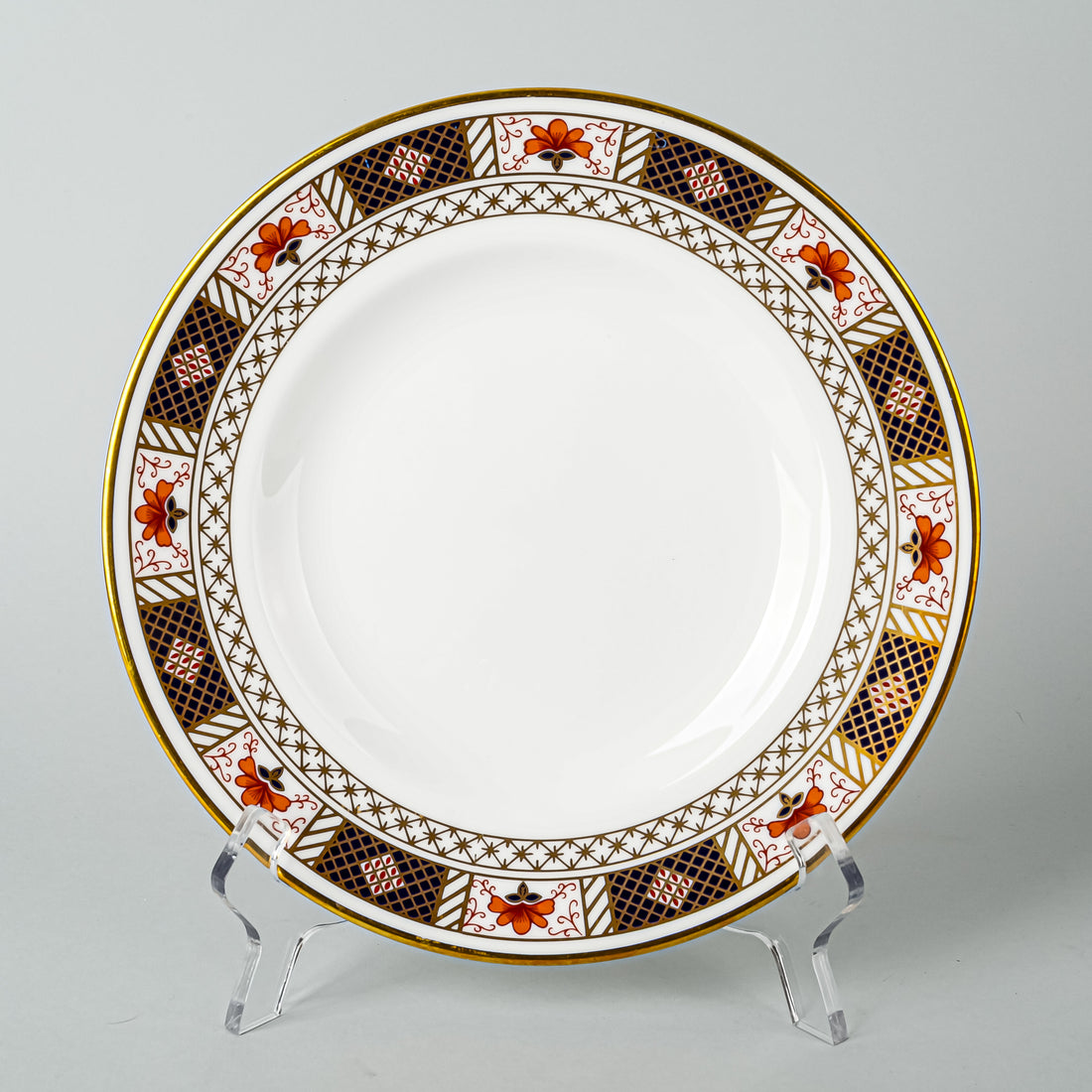 ROYAL CROWN DERBY Derby Border A1253 Salad/Dessert Plates Set of 4