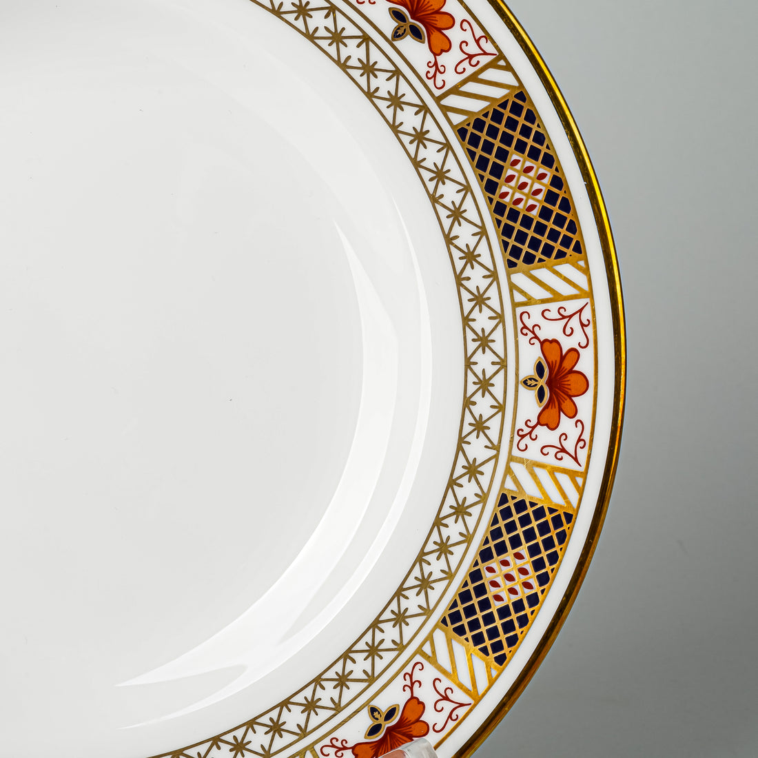 ROYAL CROWN DERBY Derby Border A1253 Salad/Dessert Plates Set of 4