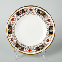 ROYAL CROWN DERBY Derby Border A1253 Bread & Butter Plates Set of 4