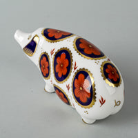 ROYAL CROWN DERBY Paperweight Pig