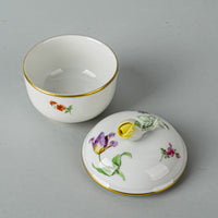 MEISSEN Hand Painted Floral 226 Coffee Set 8 Pieces