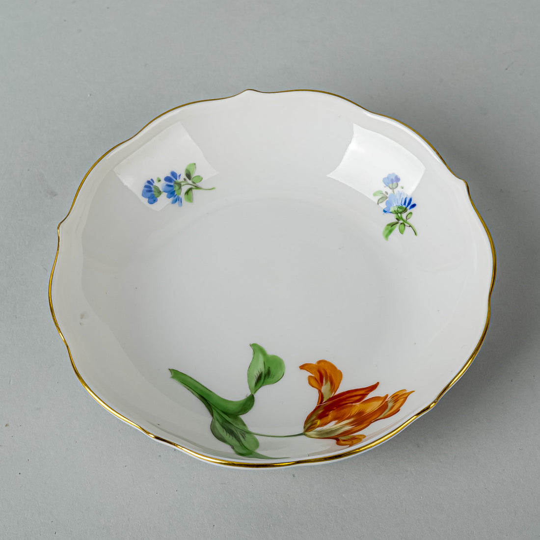 MEISSEN Hand Painted Floral 226 Coffee Set 8 Pieces