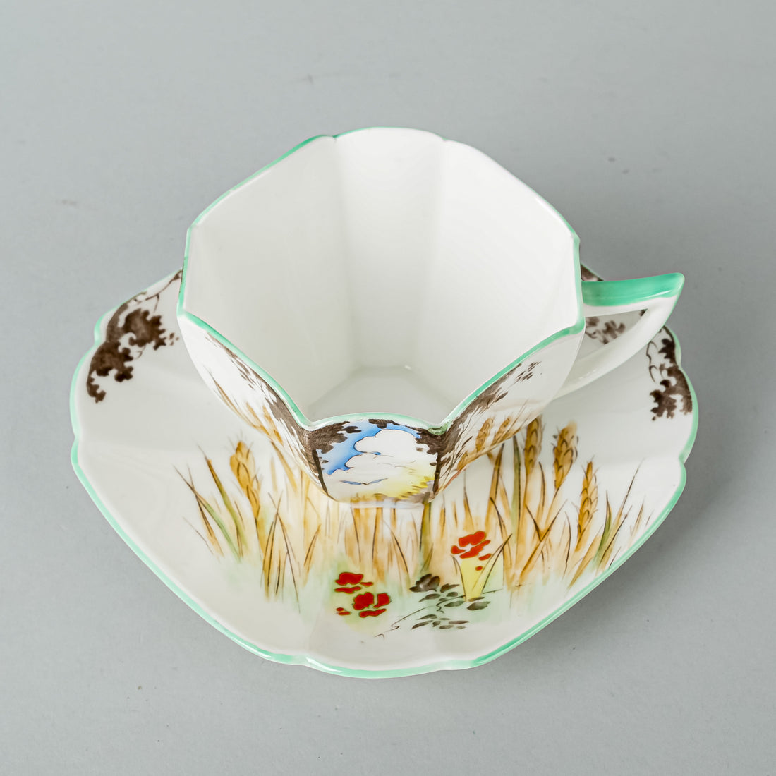 SHELLEY Cup & Saucer A11784 Hand Painted