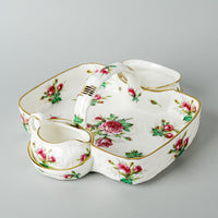 HAMMERSLEY Grandmother's Rose Berry Server 3 Pieces