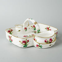 HAMMERSLEY Grandmother's Rose Berry Server 3 Pieces