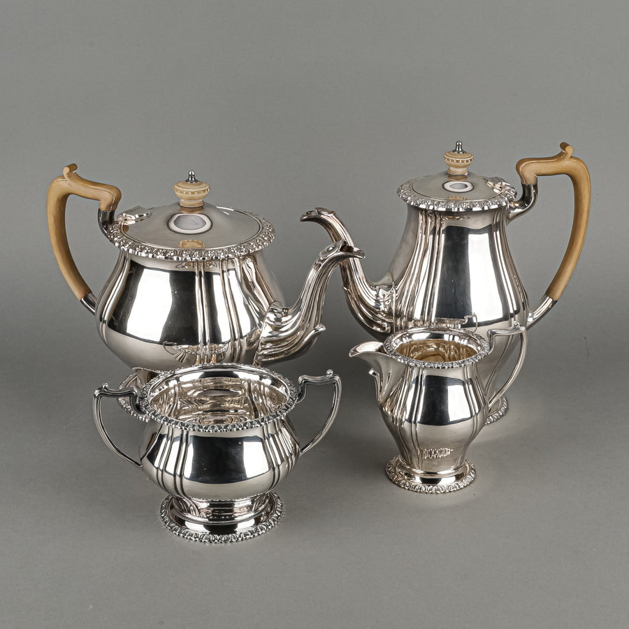 FRANK COBB & CO Sheffield Silverplate Tea And Coffee Service 4 Pieces