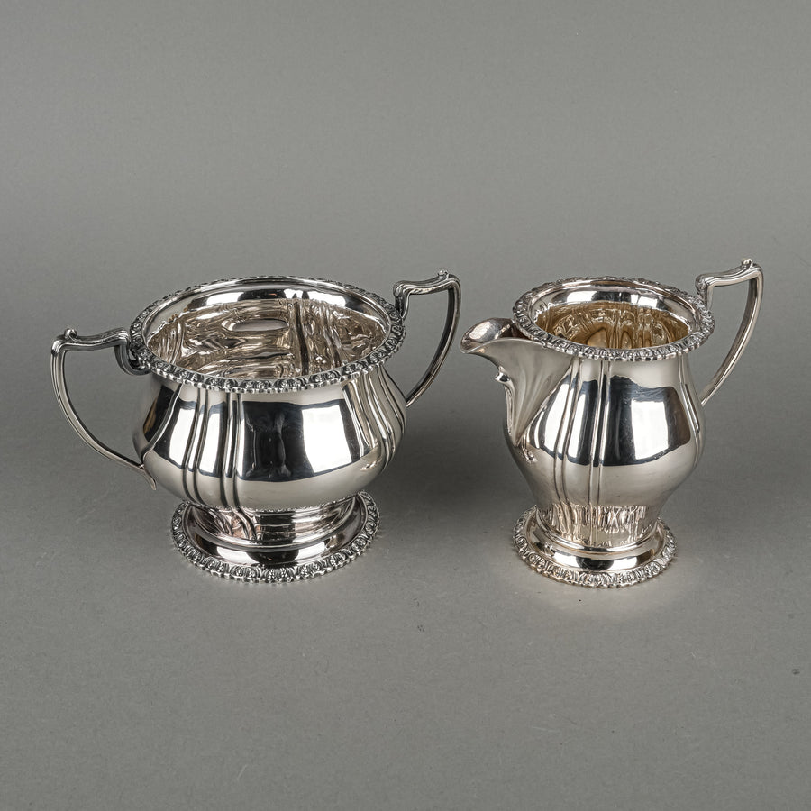 FRANK COBB & CO Sheffield Silverplate Tea And Coffee Service 4 Pieces