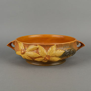 ROSEVILLE Clematis Console Bowl Terra Cotta 459-10