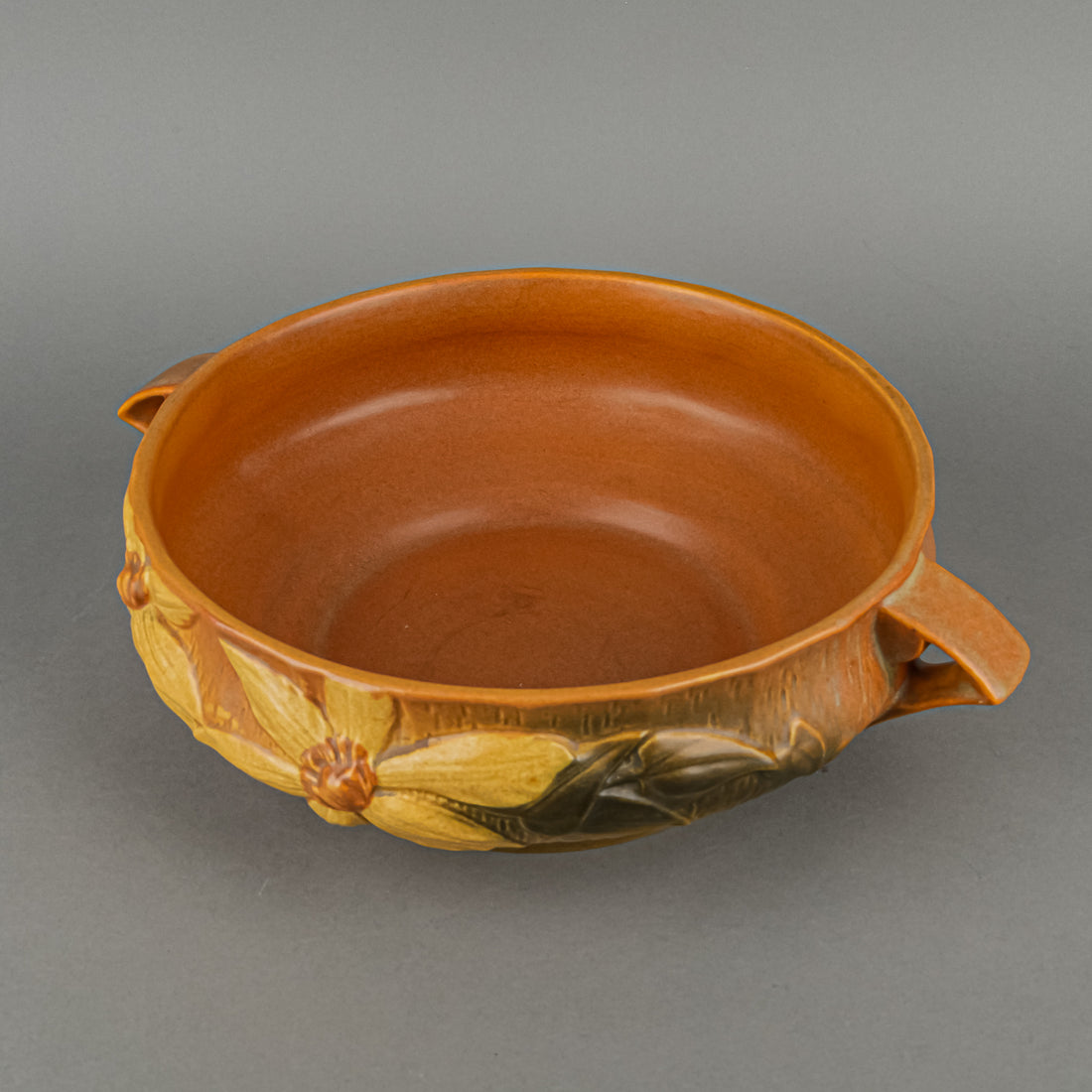 ROSEVILLE Clematis Console Bowl Terra Cotta 459-10