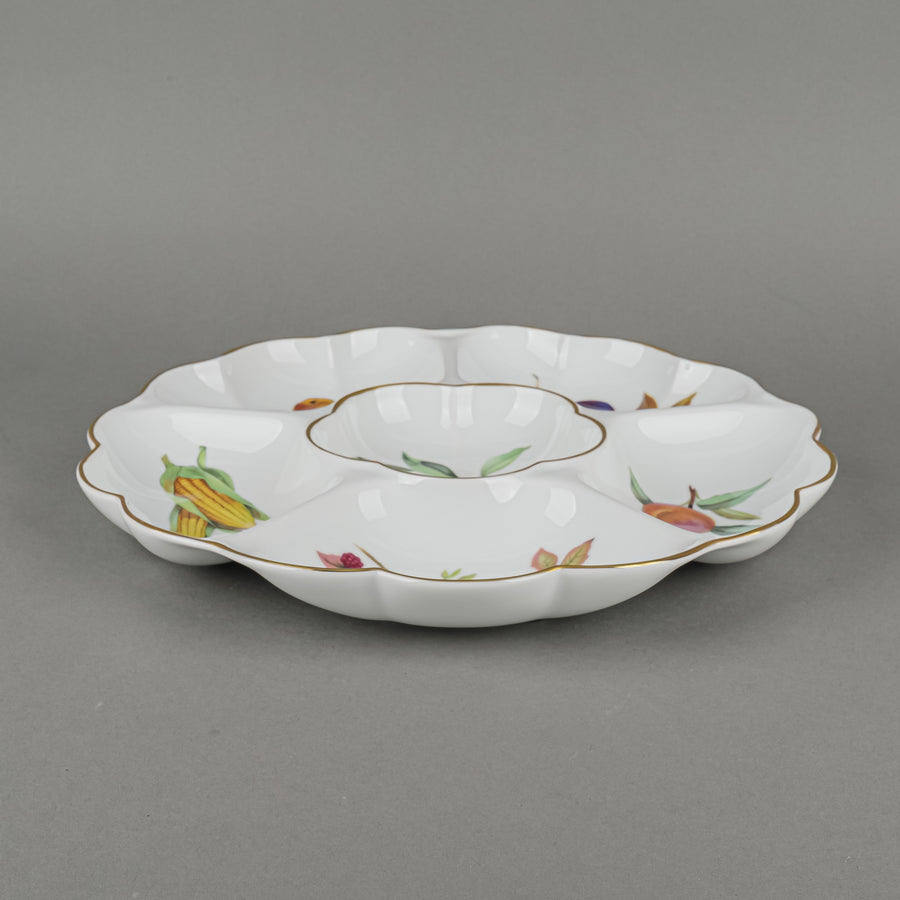 ROYAL WORCESTER Evesham 6 Section Dish