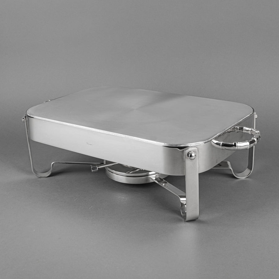 ST JAMES Silverplate Warming Stand With Burner