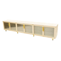 Modern Pickled Oak Buffet/Console