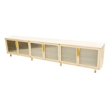 Modern Pickled Oak Buffet/Console