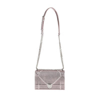 CHRISTIAN DIOR Pink Microcannage Diorama Shoulder Bag - Emdium