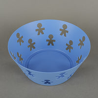 ALESSI Girotondo Fruit Bowl - Blue