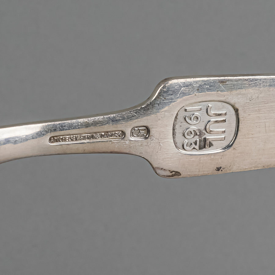 A.MICHELSEN Denmark Enamel Sterling Spoon - Xmas 1963