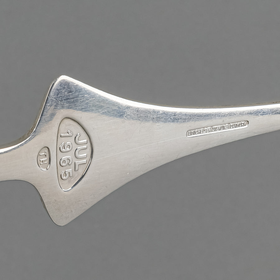 A.MICHELSEN Denmark Enamel Sterling Spoon - Xmas 1965