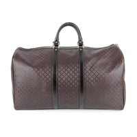 GUCCI Bright Diamante Weekender Bag - Large Brown