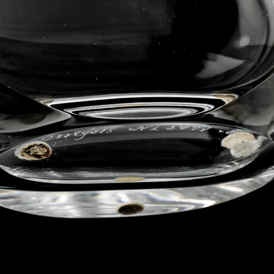 ORREFORS Nils Landberg Crystal Decanter And Stopper
