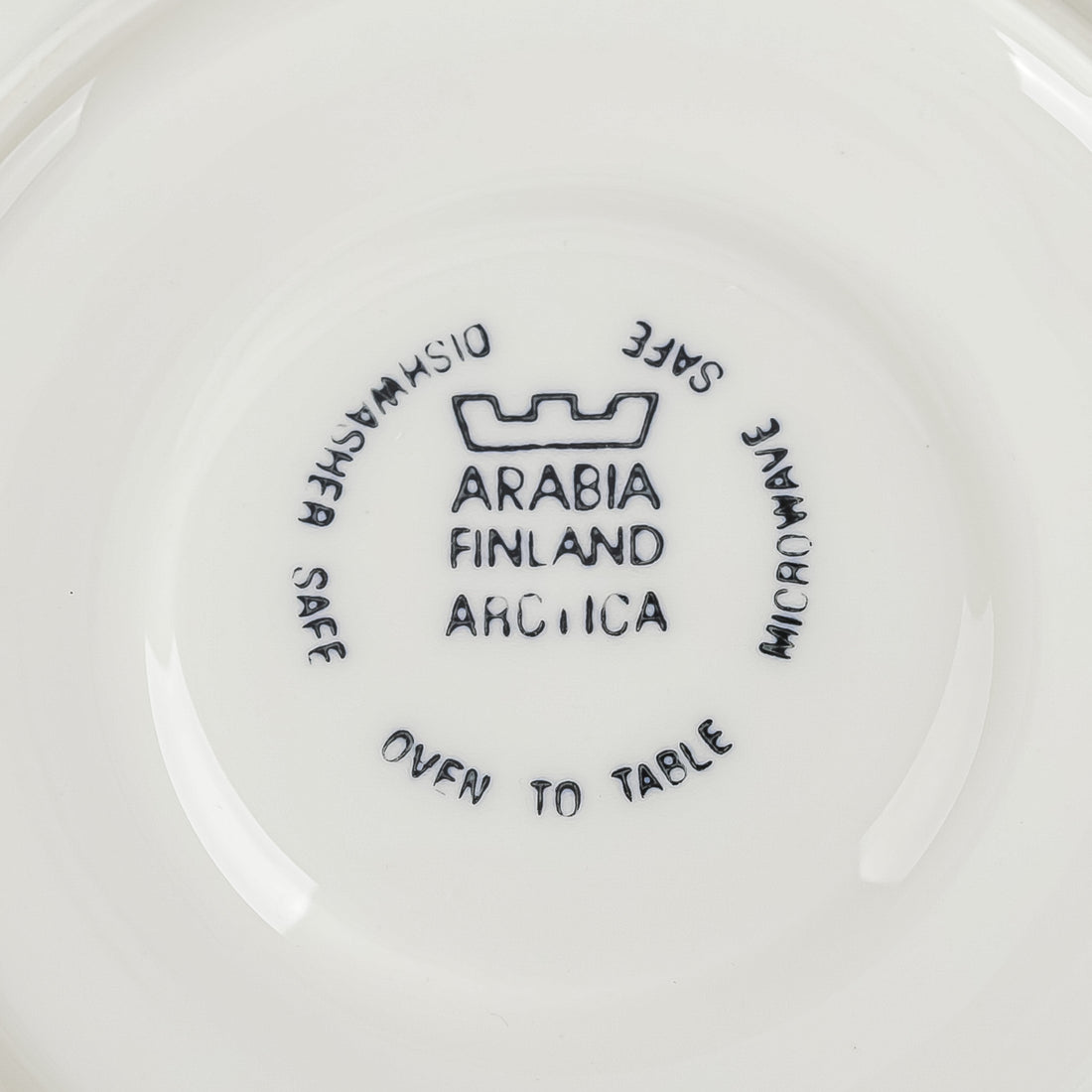 ARABIA Arctica Cup & Saucers Set Of 4