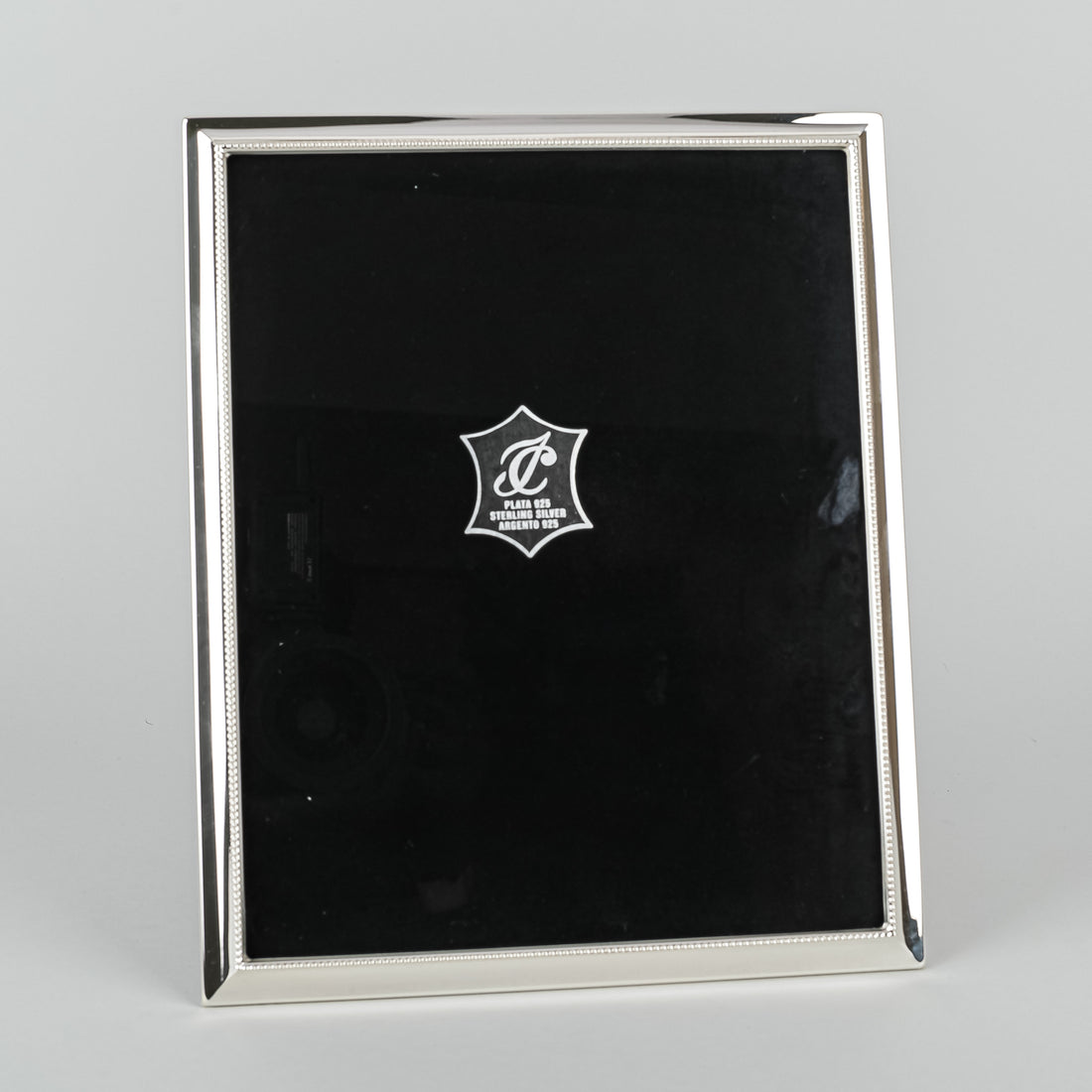 ISABEL CABANILLAS Sterling 8"x10" Beaded Photo Frame