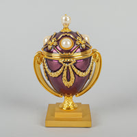 JOAN RIVERS Enamel Imperial Treasure Egg Box With Bee Pin
