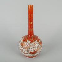 Japanese Hand Painted Kutani Ware Vases