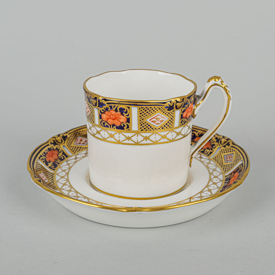 ROYAL CROWN DERBY Imari 9011 Coffee Cup & Saucer