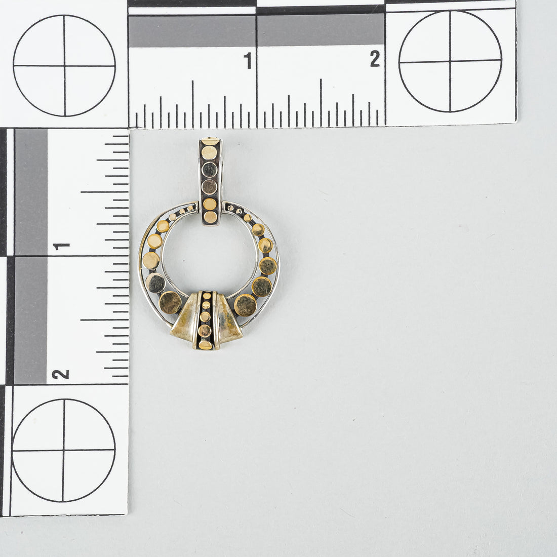 JOHN HARDY Sterling 18K Dot Enhancer Pendant