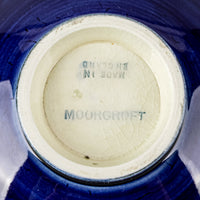 MOORCROFT Hibiscus Green/Blue Ground Footed Bowl