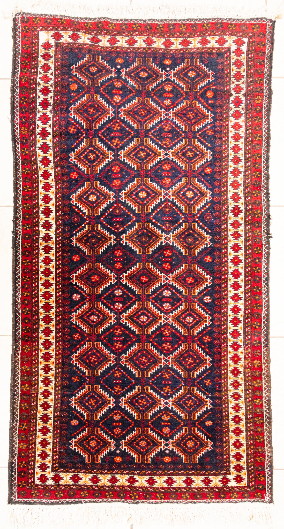 Hand Knotted Wool Baluch Rug