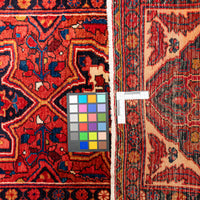 Hand Knotted Wool Heriz Persian Runner