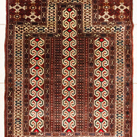 Hand Knotted Wool Baluch Rug