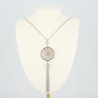 BIRKS Sterling Silver "Dare to Dream" Filigree Pendant Necklace