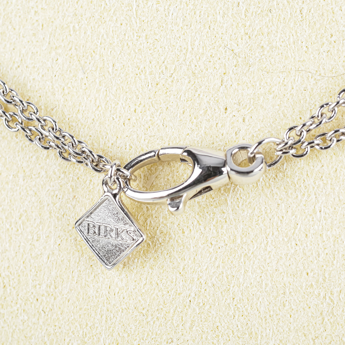 BIRKS Sterling Silver "Dare to Dream" Filigree Pendant Necklace