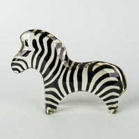 ABRAHAM PALATNIK Lucite Animal - Zebra