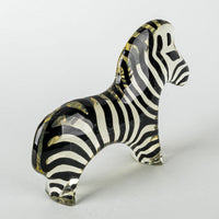 ABRAHAM PALATNIK Lucite Animal - Zebra