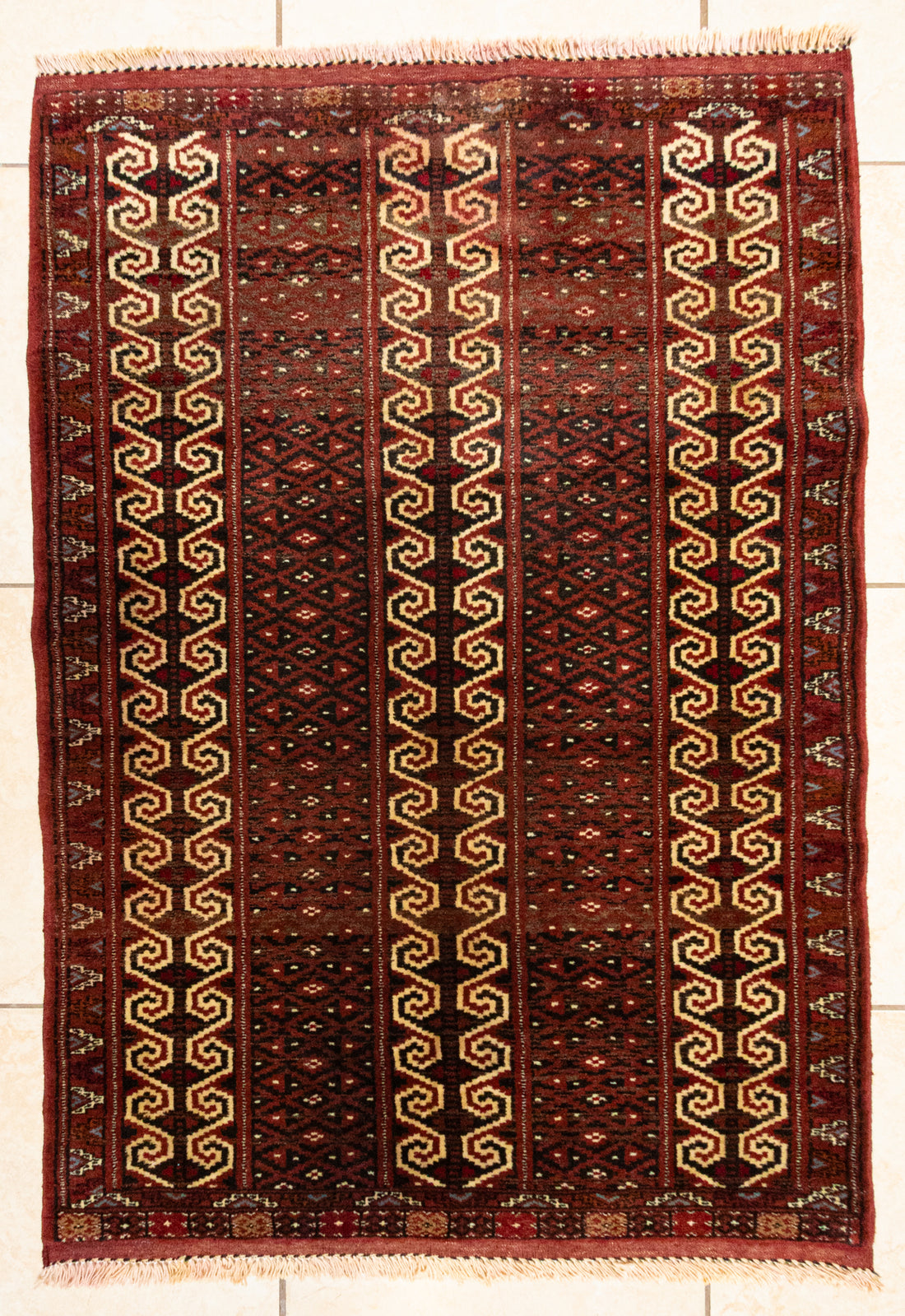 Hand Knotted Wool Baluch Rug