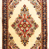 Hand Knotted Wool Sarouk Persian Rug