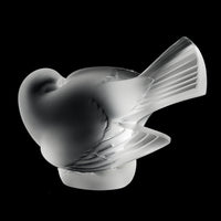LALIQUE Figurine Moineau Coquet/Head Under Wing