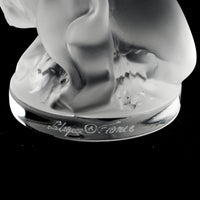 LALIQUE Figurine Diana The Huntress With Fawn