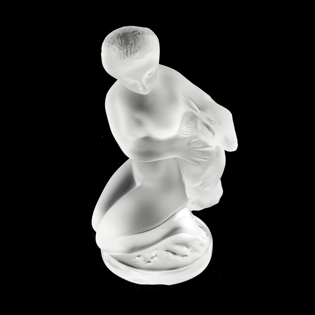 LALIQUE Figurine Diana The Huntress With Fawn