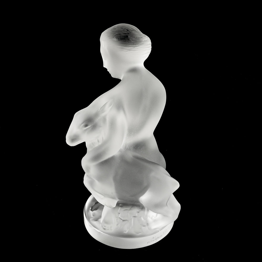 LALIQUE Figurine Diana The Huntress With Fawn